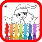 Fairy colouring book