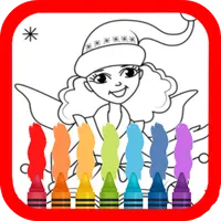 Fairy colouring book