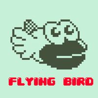 Flying Retro Bird