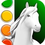 Horse Coloring Book 3D
