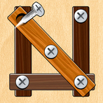 Wood Nuts & Bolts Unscrew Game