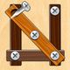 Wood Nuts & Bolts Unscrew Game