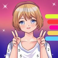Anime Girls Coloring by Number