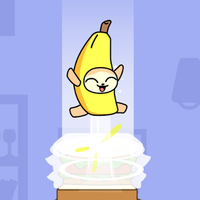 Banana Cat Building Cake
