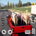 Farm Animals Cargo Truck Games