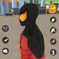 Monster Spider hero fighting