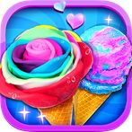 Unicorn Ice Cream Sundae - Ice