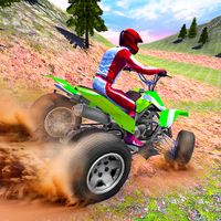 Offroad ATV Quad Bike driving