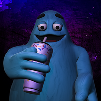 Scary Purple Monster