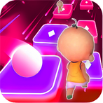 Upin Ipin Tiles Hop EDM Magic