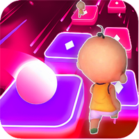 Upin Ipin Tiles Hop EDM Magic