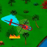 Helicopter: Putting out fires 
