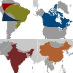 196 Country Maps Challenge