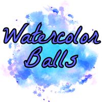 Watercolor balls