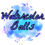 Watercolor balls