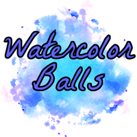Watercolor balls