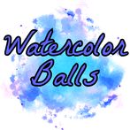 Watercolor balls