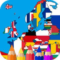 European country flag coloring