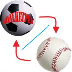 Combo:goalkeeper & baseball