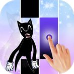 Horror Cartoon cat - Piano til