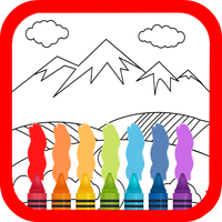 Scenery Colouring Book