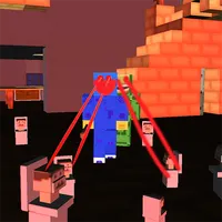 Blocky Toilet In Granny House