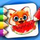 Coloring for kids with Rocky