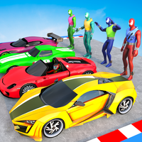 Superhero Car Stunt Car Games
