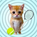 Cat Dog Tennis Games