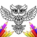 Mandalas Coloring Birds