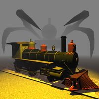 Fight With Scary Spider Train