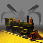 Fight With Scary Spider Train