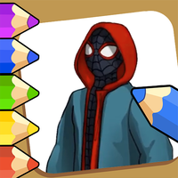 Miles Morales Coloring Book