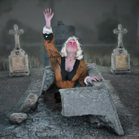 Granny House Scary Granny Head