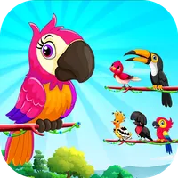Bird Sort Color: Budgie Puzzle