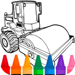 road rollers coloring