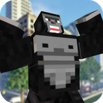 Blocky Cartoon: Titan Gorilla