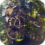 Mountain Bike Rider Freestyle