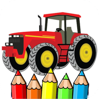 tractor coloring page
