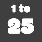 1 to 25