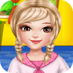 Family holiday at the farm