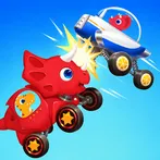 Dinosaur Smash Car Games
