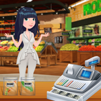 Shopping Girl Supermarket