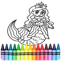 Mermaid Coloring:Mermaid Games