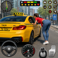 US City Driving Taxi Car Games