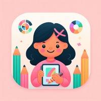 Kids Drawing and Coloring Book