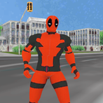 Hero Rope Spider City Battle