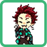 Demon Slayer Pixel Art
