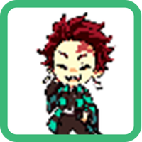 Demon Slayer Pixel Art