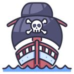 The pirate ship